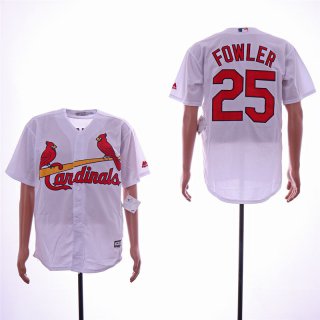Cardinals-25-Dexter-Fowler-White-Cool-Base-Jersey