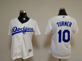 Los Angeles Dodgers 10 white women jersey