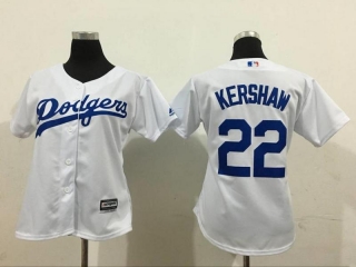 Los Angeles Dodgers #22 white women jersey