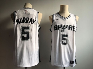 San Antonio Spurs 5 black white jersey