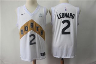 San Antonio Spurs 2 Kawhi Leonard White City Edition Nike Swingman Jersey