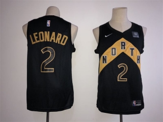 Raptors #2 Kawhi Leonard Black City Edition Nike Swingman Stitched Jersey