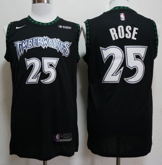 Timberwolves-25-Derrick-Rose-Black