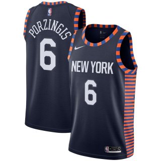Men-27s-Nike-New-York-Knicks--236-Kristaps-Porzingis-Navy-Blue-2018-19-City-Edition-Jersey-6582