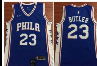 76ers#23Butlerblue jersey