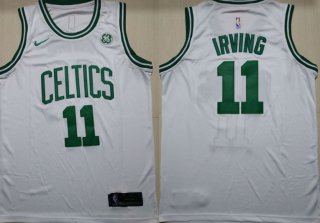 Celtics-11-Kyrie-Irving-White-Nike-Swingman-Jersey