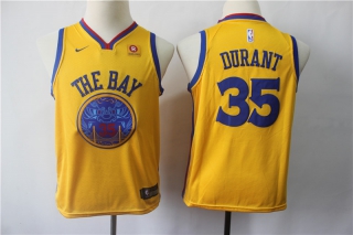Warriors-35-Kevin-Durant-Gold-City-Edition-Youth-Nike-Swingman-Jersey