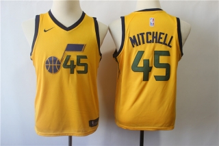 Jazz-45-Donovan-Mitchell-Yellow-Youth-Nike-Swingman-Jersey
