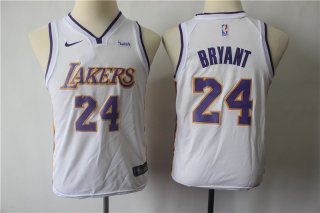 Lakers-24-Kobe-Bryant-White-Youth-Nike-Swingman-Jersey