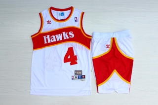 Hawks-4-Spud-Webb-White-Hardwood-Classics-Jersey(With-Shorts)