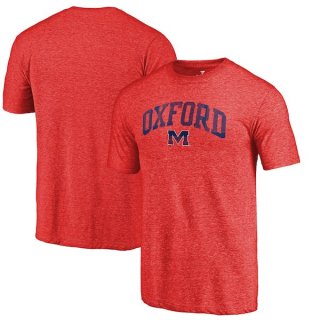Ole-Miss-Rebels-Fanatics-Branded-Red-Arched-City-Tri-Blend-T-Shirt