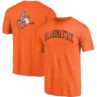 Oklahoma-State-Cowboys-Fanatics-Branded-Heathered-Orange-Vault-Two-Hit-Arch-T-Shirt