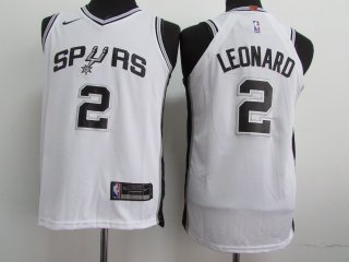 Spurs-2-Kawhi-Leonard-White-Youth-Nike-Authentic-Jersey