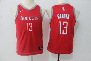Rockets-13-James-Harden-Red-Youth-Nike-Swingman-Jersey