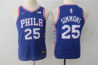 76ers-25-Ben-Simmons-Blue-Youth-Nike-Swingman-Jersey