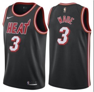 Heat-3-Dwyane-Wade-Black-Mitchell-&-Ness-Nike-Swingman-Jersey