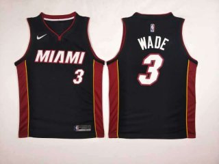 Heat-3-Dwyane-Wade-Black-Nike-Swingman-Jersey