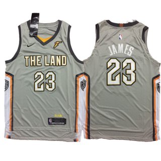 Cavaliers-23-Lebron-James-Silver-City-Edition-Nike-Authentic-Jersey
