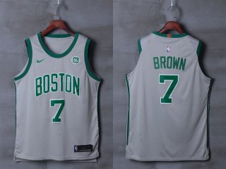 Celtics-7-Jaylen-Brown-Gray-City-Edition-Nike-Authentic-Jersey