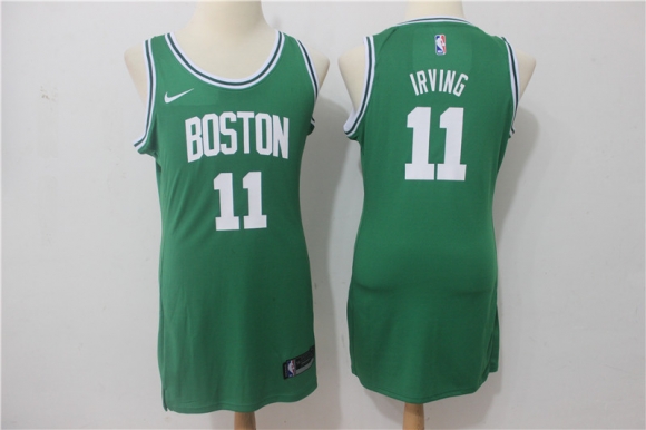 Celtics-11-Kyrie-Irving-Green-Women-Nike-Swingman-Jersey