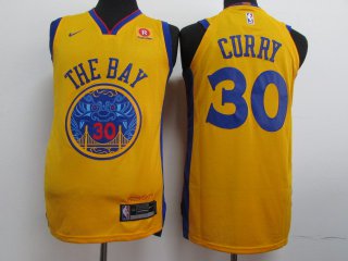 Warriors-30-Stephen-Curry-Gold-City-Edition-Authentic-Jersey
