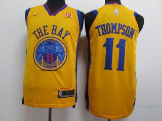 Warriors-11-Klay-Thompson-Gold-City-Edition-Authentic-Jersey