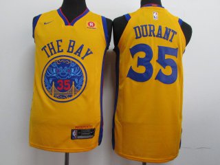 Warriors-35-Kevin-Durant-Gold-City-Edition-Authentic-Jersey