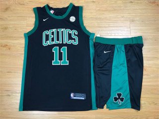 Celtics-11-Kyrie-Irving-Black-Nike-Swingman-Jersey(With-Shorts)