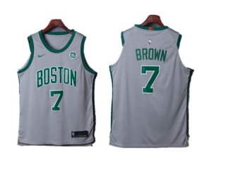 Celtics-7-Jaylen-Brown-Gray-Nike-City-Edition-Authentic-Jersey