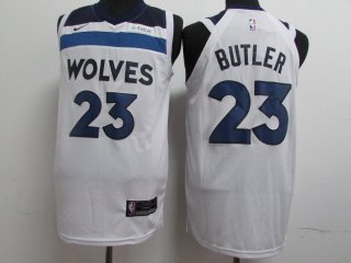 Timberwolves-23-Jimmy-Butler-White-Nike-Authentic-Jersey