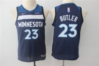 Timberwolves-23-Jimmy-Butler-Navy-Youth-Nike-Swingman-Jersey