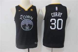 Warriors-30-Stephen-Curry-Black-Youth-Nike-Swingman-Jersey