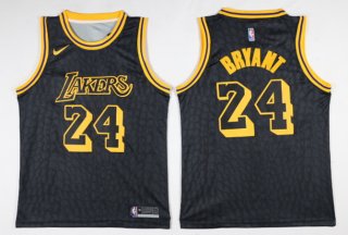 Lakers-24-Kobe-Bryant-Black-Nike-Swingman-Jersey