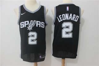 Spurs-2-Kawhi-Leonard-Black-Nike-Swingman-Jersey