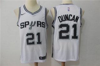 Spurs-21-Tim-Duncan-White-Nike-Swingman-Jersey