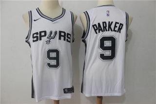 Spurs-9-Tony-Parker-White-Nike-Swingman-Jersey