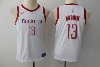Rockets-13-James-Harden-White-Youth-Nike-Swingman-Jersey