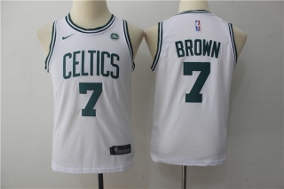 Celtics-7-Jaylen-Brown-White-Youth-Nike-Swingman-Jersey