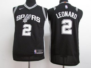 Spurs-2-Kawhi-Leonard-Black-Youth-Nike-Authentic-Jersey