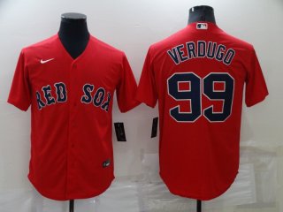 Boston Red Sox #99 red jersey