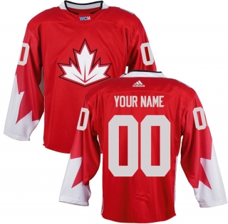 Canada-Men's-Red-World-Cup-of-Hockey-2016-Premier-Custom-Jersey