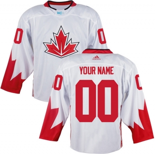 Canada-Men's-White-World-Cup-of-Hockey-2016-Premier-Custom-Jersey