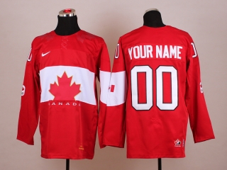 Canada-Men-Red-Customized-Jerseys