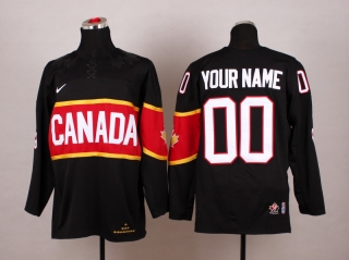 Canada-Men-Black-Customized-Jerseys