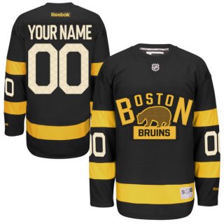 Boston-Bruins-Black-Men's-Premier-Alternate-Custom-Reebok-Jersey