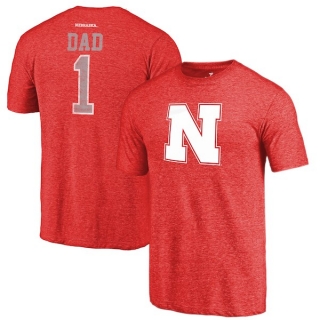 Nebraska-Cornhuskers-Fanatics-Branded-Scarlet-Greatest-Dad-Tri-Blend-T-Shirt