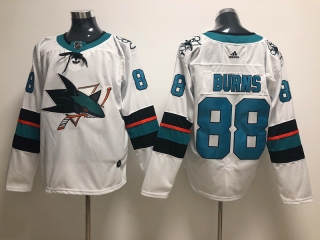 Sharks-88-Brent-Burns-White-Adidas-Jersey