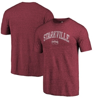Mississippi-State-Bulldogs-Fanatics-Branded-Garnet-Arched-City-Tri-Blend-T-Shirt