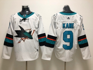 Sharks-9-Evander-Kane-White-Adidas-Jersey