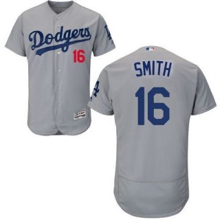 Women's Los Angeles Dodgers #16 Will Smith Grey Stitched MLB Jersey